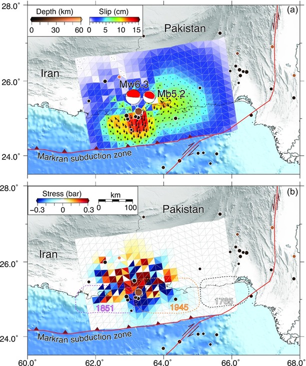 2017 Pasni Earthquake InSAR