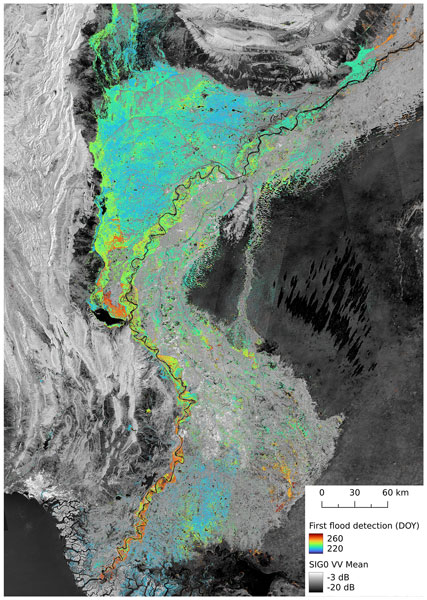 Sentinel-1 Flood Extent 2022