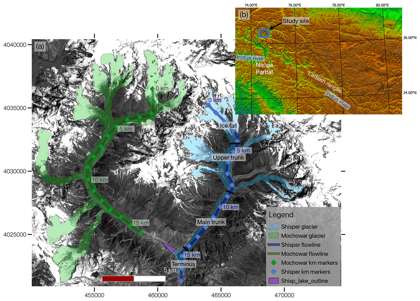 Shisper Surge Velocity Maps DEMs