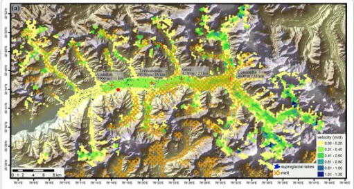 Supraglacial Lakes Baltoro