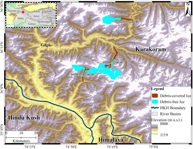 Debris Glacier Melt Karakoram