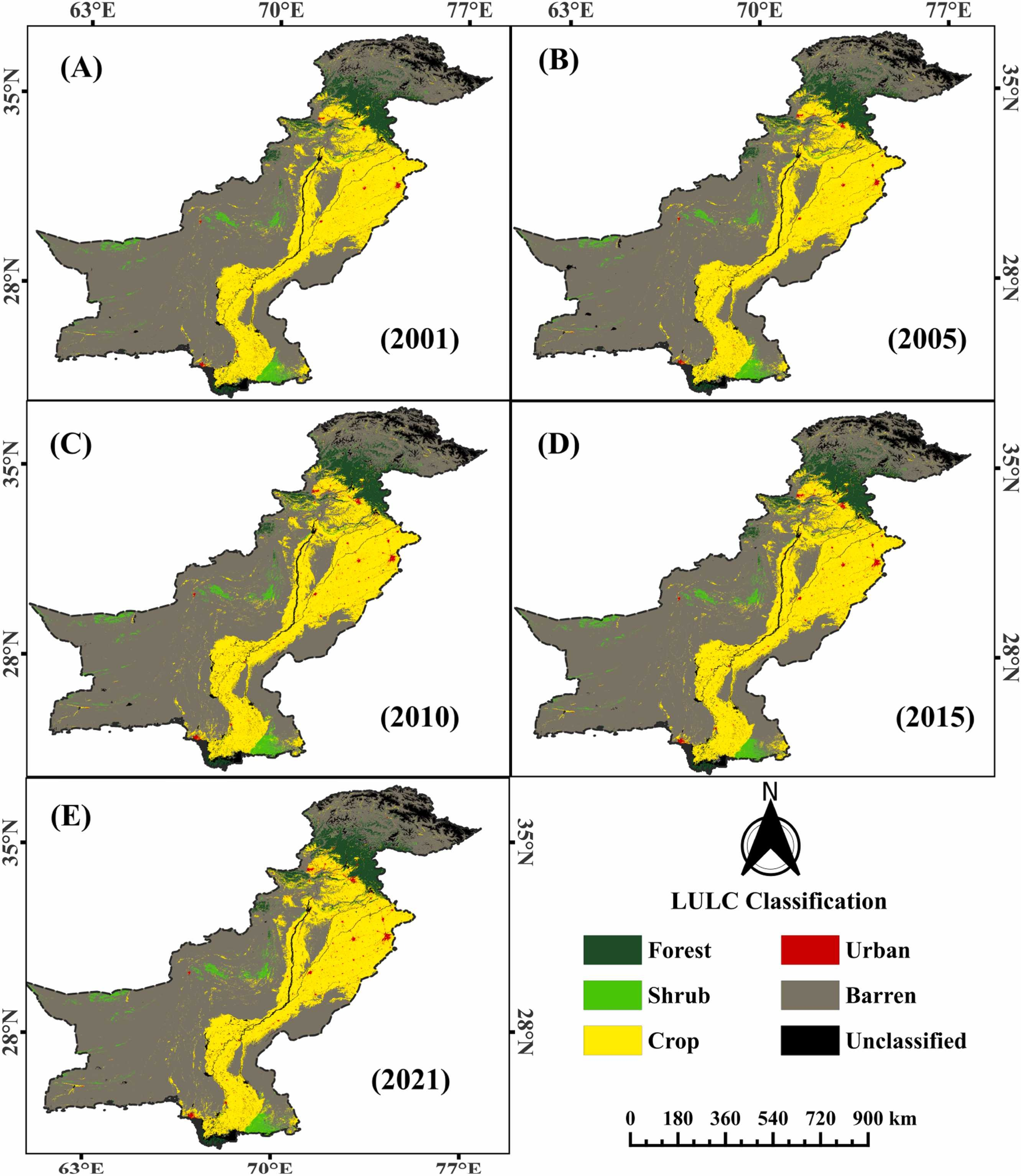 Pakistan LULC Deforestation